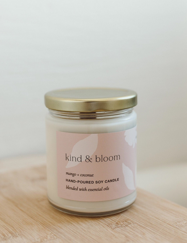 tropical soy candle