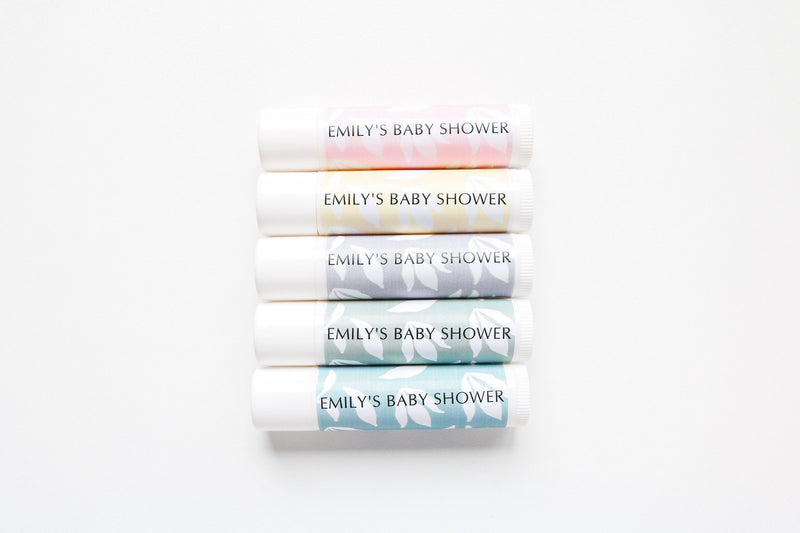 Personalized lip Balm Favors, Custom Chap Stick Favors, Bridal Shower Favors, Baby Shower Favours, Wedding Favors, Custom Lip Balm.